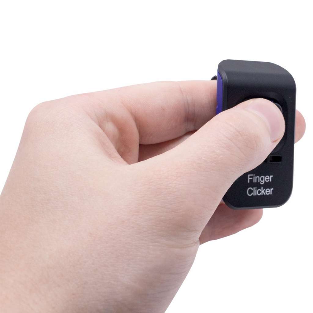 Educator Finger Clicker in use