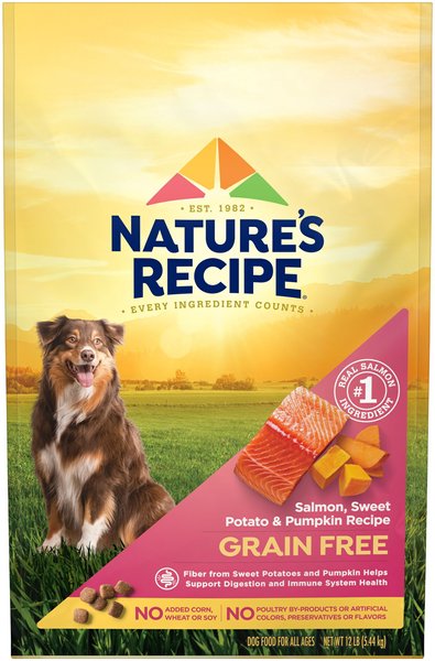 Nature's Recipe Grain-Free Salmon, Sweet Potato & Pumpkin Recipe